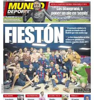 Mundo Deportivo: "Fiestón"