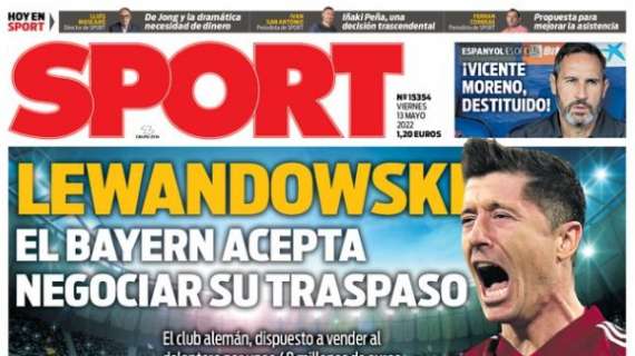 Sport: "El Bayern acepta negociar el traspaso de Lewandowski"