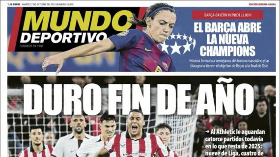 Mundo Deportivo, Ed.Vizcaya: "Duro fin de año"