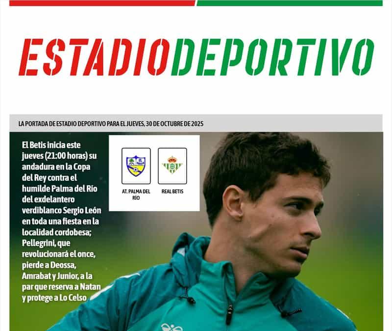Estadio Deportivo: "Primer trago especial"
