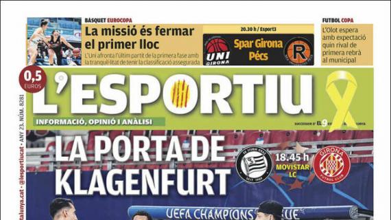 L'Esportiu, Ed.Girona: "La puerta de Klagenfurt"