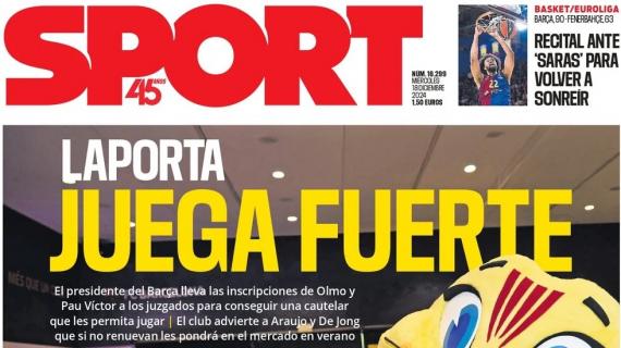 Sport: "Laporta juega fuerte"