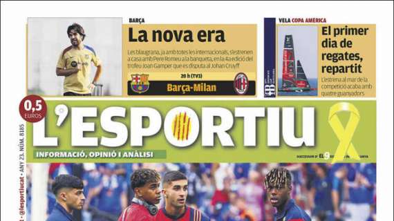 L'Esportiu: "Sólo de visita"