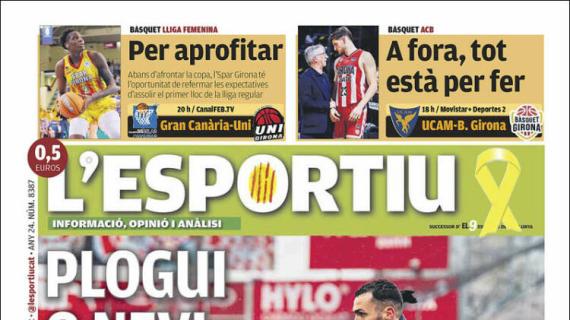 L'Esportiu, Ed.Girona: "Llueva o nieve"