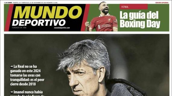 Mundo Deportivo, Ed.Guipúzcoa: "Amargo final de año"