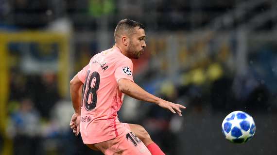 Barça, Xavi: "Alba tenía molestias musculares desde el inicio del partido"