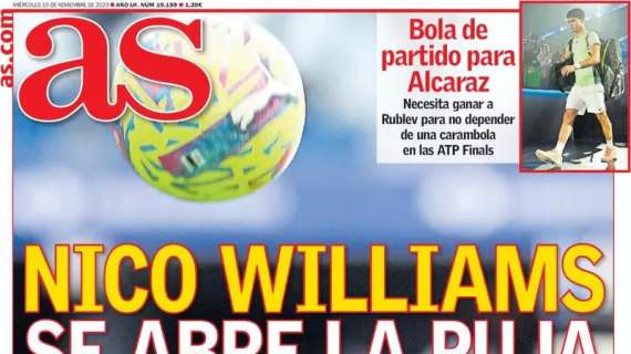 As: "Nico Williams se abre a la puja"