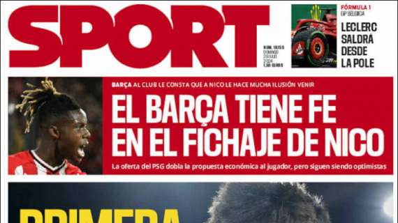 Sport: "El Barça tiene fe en el fichaje de Nico"