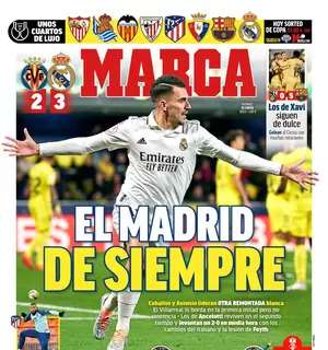 Marca: "El Madrid de siempre"