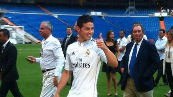 James Rodríguez se incorpora a los entrenamientos del Real Madrid