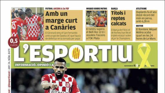 L'Esportiu, Ed.Girona: "La peor caída"