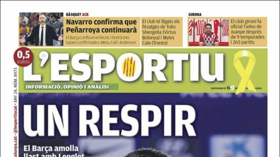 L'Esportiu: "Un respiro"