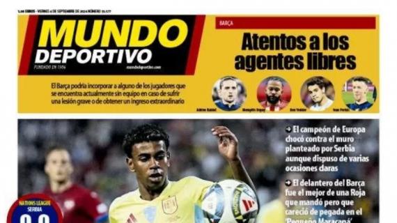 Mundo Deportivo: "Lamine no basta"