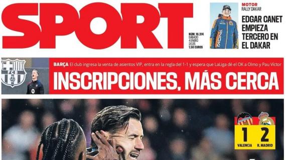 Sport: "Otro lío Vinícius"