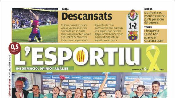 L'Esportiu: "Descansados"