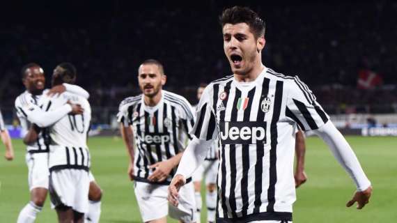 Morata da la victoria a la Juventus en Florencia