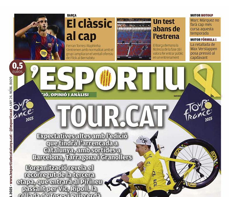 L'Esportiu: "El Clásico en la cabeza"