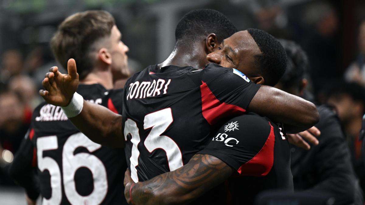 AC Milan-Inter FC acaba 1-0, la clasificación actualizada de la Serie A: Allegri, a 7 de Chivu