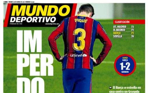 Mundo Deportivo: "Imperdonable"
