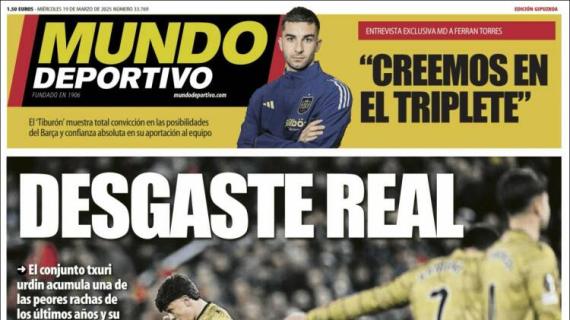 Mundo Deportivo, Ed.Guipúzcoa: "Desgaste real"