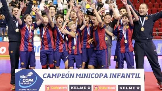 Fútbol sala, el Barça se proclama vencedor de la Minicopa 2015