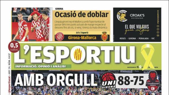 L'Esportiu, Ed.Girona: "Ocasión de doblar"