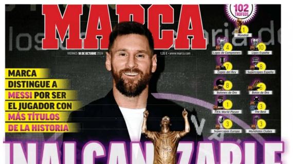 Marca: "Messi, inalcanzable"