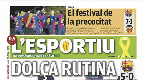 L'Esportiu: "Dulce rutina"