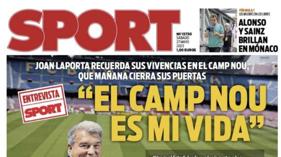 Laporta en Sport: "El Camp Nou es mi vida"
