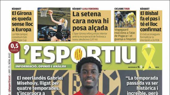 L'Esportiu, Ed.Girona: "De estreno"