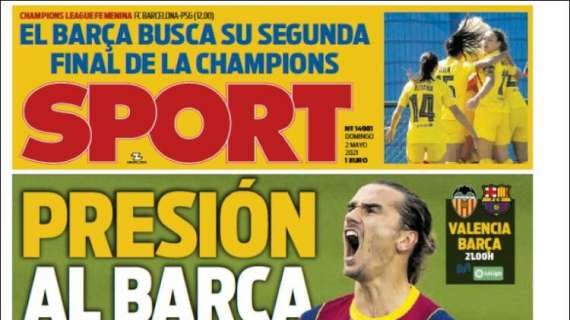 Sport: "Presión al Barça"