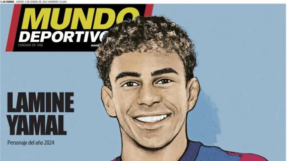 Mundo Deportivo: "Lamine Yamal, personaje del año 2024"