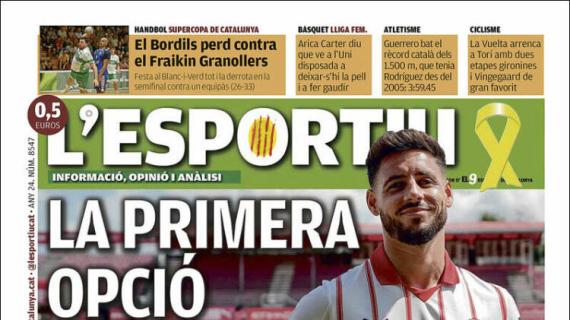 L'Esportiu, Ed.Girona: "La primera opción"