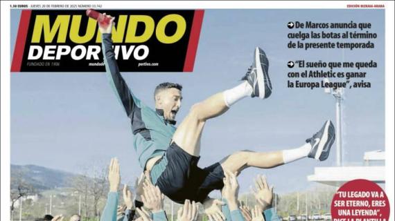 Mundo Deportivo, Ed.Vizcaya: "A hombros"