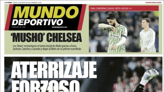 Mundo Deportivo, Ed.Vizcaya: "Aterrizaje forzoso"