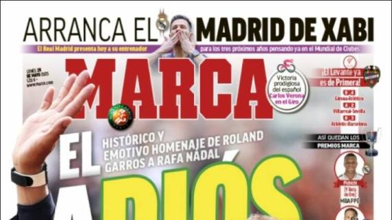 Marca: "Arranca el Madrid de Xabi"