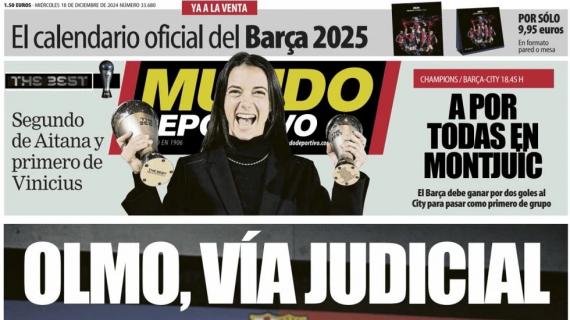 Mundo Deportivo: "Olmo, vía judicial"