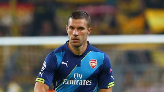 Arsenal, Podolski podría salir en enero