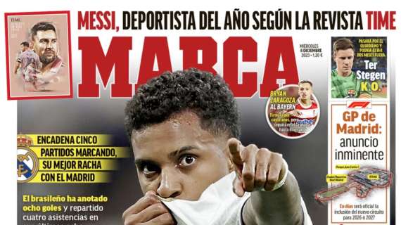 Marca: "Rodrygo se desmelena"