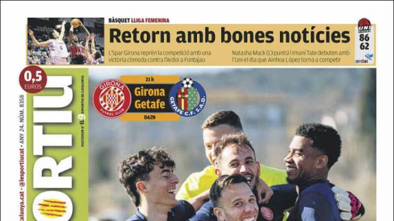 L'Esportiu, Ed.Girona: "Abrazados a Arthur"