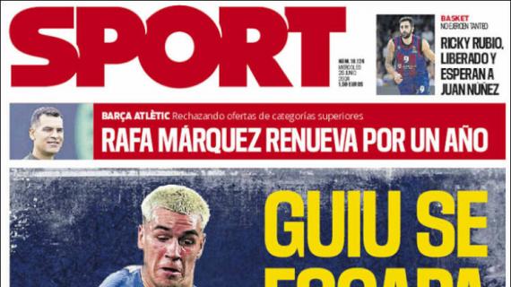 Sport: "Guiu se escapa"