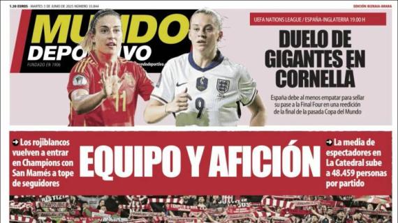 Mundo Deportivo, Ed.Vizcaya: "Equipo y afición"