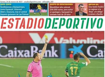 Estadio Deportivo: "Sin perdón por que salpique"