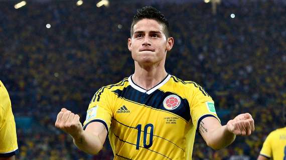 James Rodríguez anota el gol de la victoria de Colombia ante Canadá