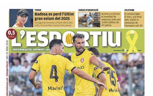 L'Esportiu, Ed.Girona: "Los vacíos y el 9"