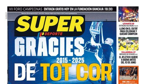 Superdeporte: "Gracias de todo corazón"