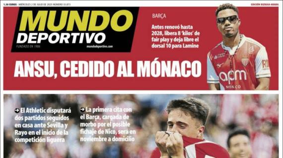 Mundo Deportivo, Ed.Vizcaya: "San Mamés abre la Lilga"