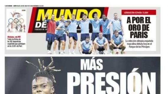 Mundo Deportivo: "Más presión"