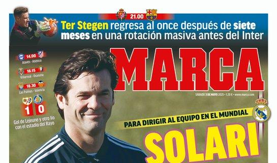 Marca: "Solari se pone el chándal"