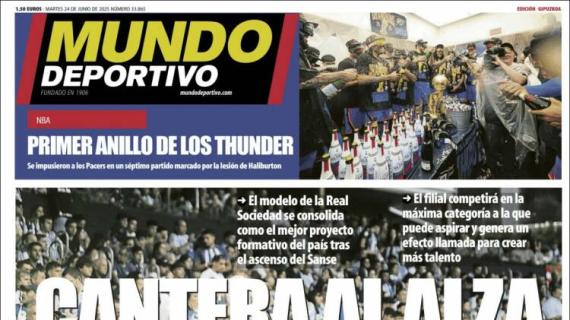 Mundo Deportivo, Ed.Gupuzcoa: "Cantera al alza"